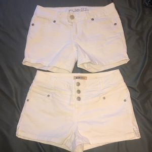 2 shorts. One is rue 21 one is blue spice